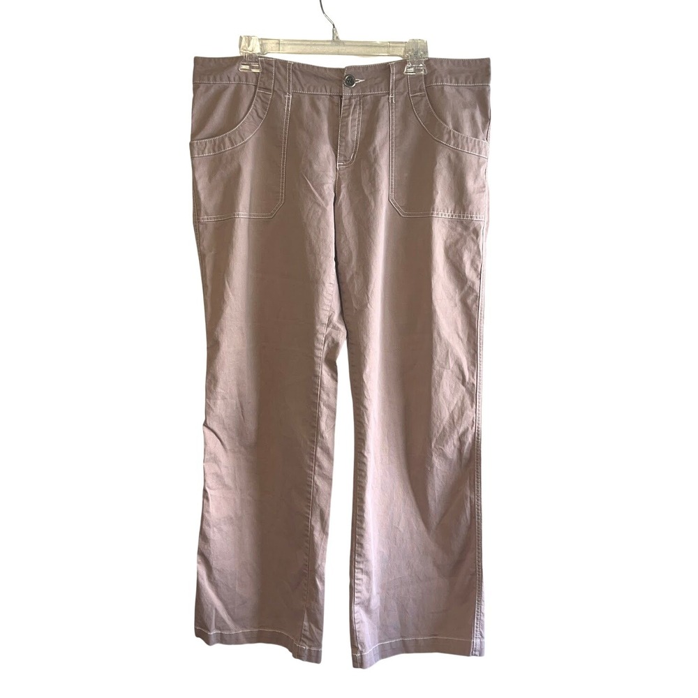 Aventura Womens Organic Cotton Tan Utility Pants Size 6 Mid‎ Rise Y2K 90's